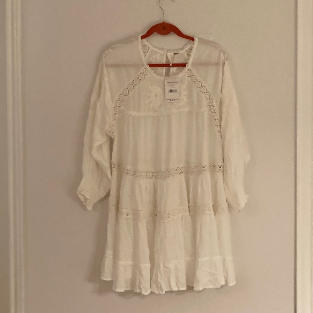 NWT Free People Piece of Your Heart Mini Dress